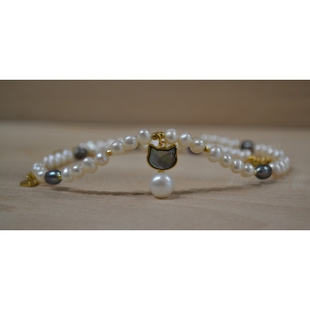 Naszyjnik z pereł słodkowodnych